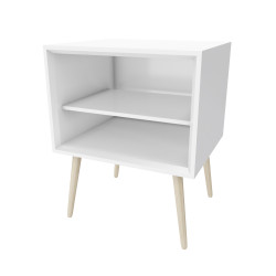 Caisson Fjord 60cm Blanc Mat – Rangement Salle de Bain | AURLANE