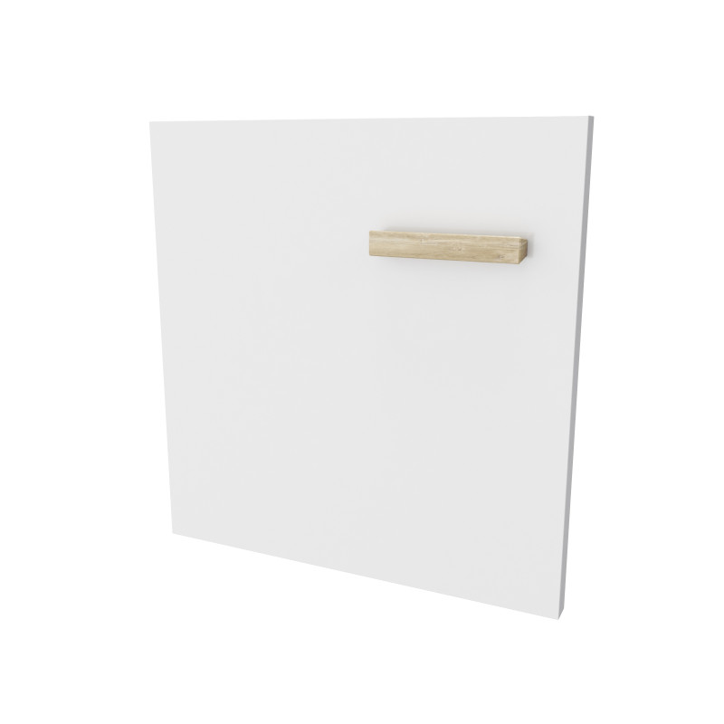 Set de portes pour caisson Fjord 60 cm blanc laqué 2 pièces AURLANE