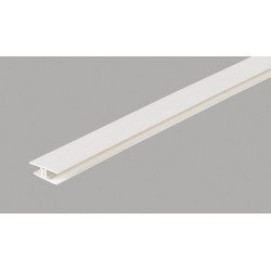 Moulure jointive blanche pour lambris 260 cm