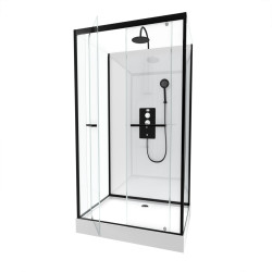 Cabine de douche City 80x110 – Douche Simple | AURLANE