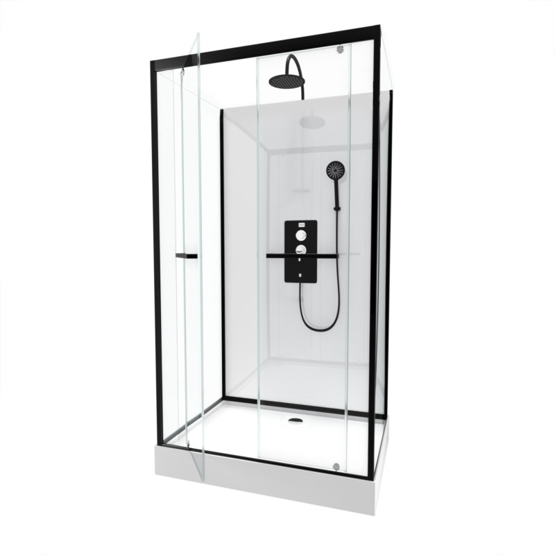 Cabine de douche City 80 x 110 x 230 cm AURLANE