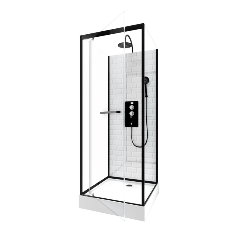 Cabine de douche Metro 80 x 80 x 230 cm AURLANE