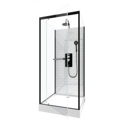 Cabine de douche Metro 90x90 – Simple & élégante | AURLANE