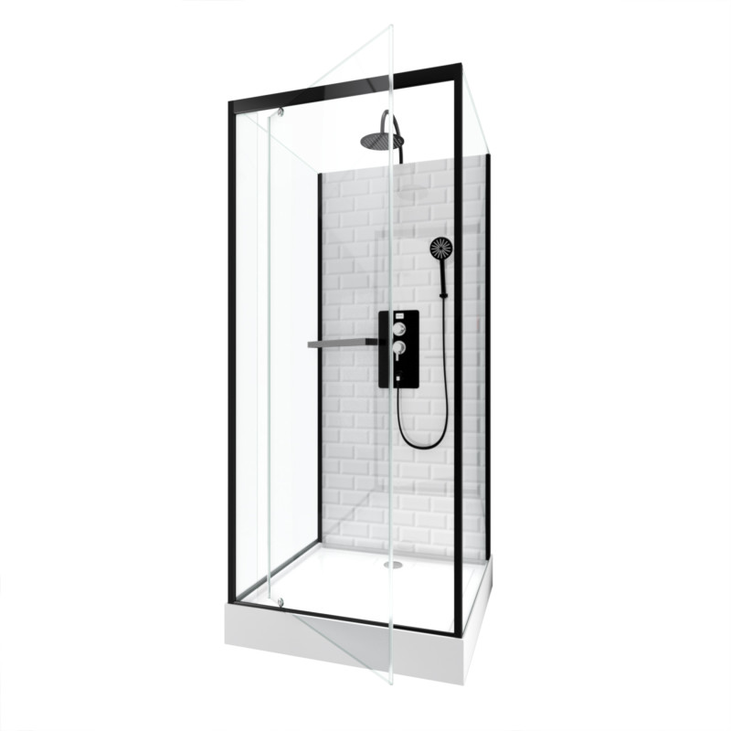 Cabine de douche Metro 90 x 90 x 230 cm AURLANE