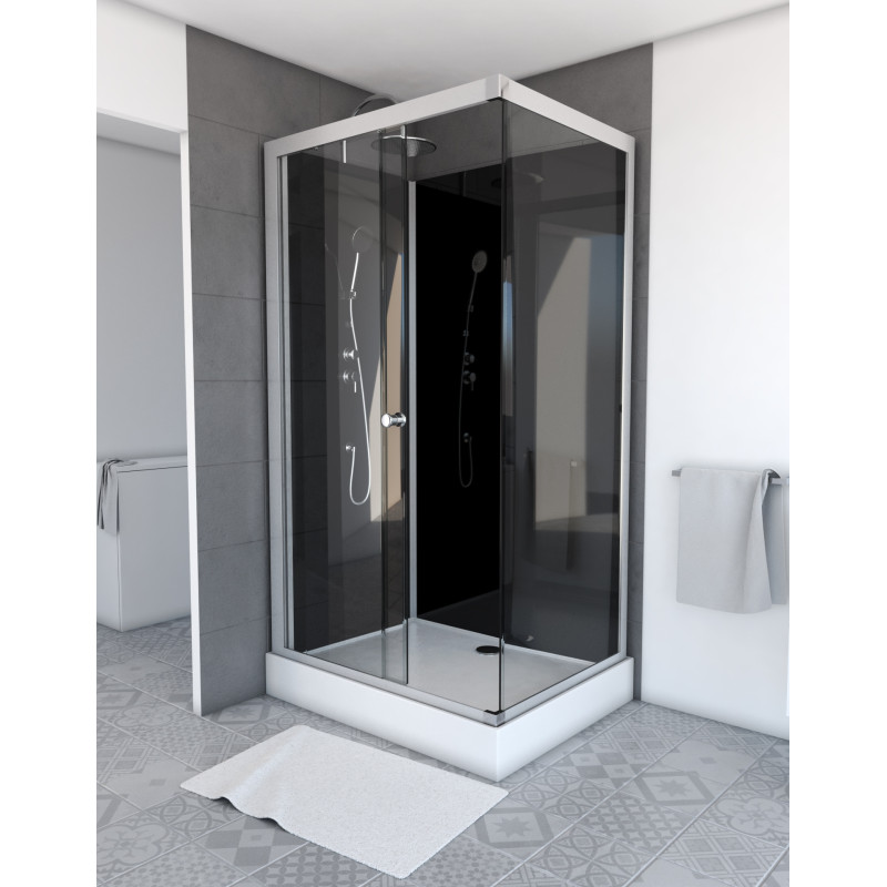 Cabine de douche Eclipse Rectangle 80x110 | AURLANE Cabine de douche Eclipse Rectangle 80x110 | AURLANE