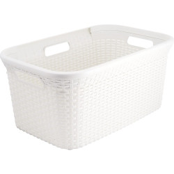 Panier à linge Style crème 45 L CURVER