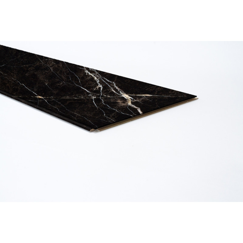 Lambris revêtu pour mur Black Marble 276,6 x 28,7 x 1 cm 4 pièces MAËSTRO