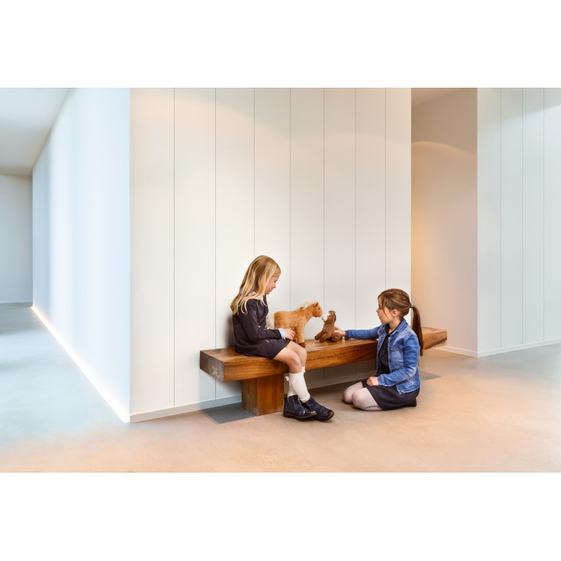 Lambris Frêne blanc – Habillage de plafond | MAESTRO