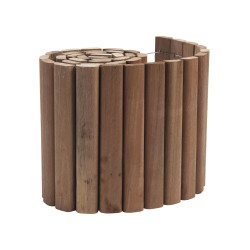 Bordure en bois dur 180 x 20 x 2 cm