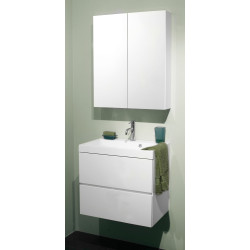 Ensemble de salle bain Roxanne avec armoire de toilette 60 cm blanc VAN MARCKE