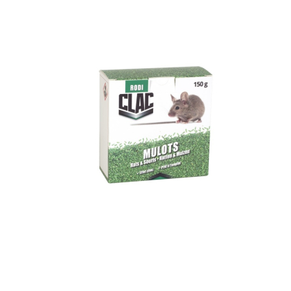 Sachet de graines anti-mulots, anti-souris et anti-rats 6 pièces RODI CLAC