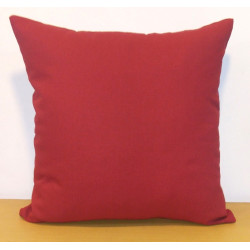 Coussin déhoussable rouge Jaya 40 x 40 cm INVENTIV