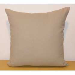 Coussin déhoussable taupe Jaya 40x40 cm – Confort & Style | INVENTIV