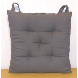 Galette de chaise Jaya grise – Confort et style | INVENTIV