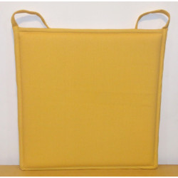 Galette de chaise jaune Jaya 38x38 cm – Confort & Style | INVENTIV

