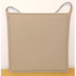 Galette de chaise taupe Jaya 38x38cm – Confort & Style | INVENTIV

