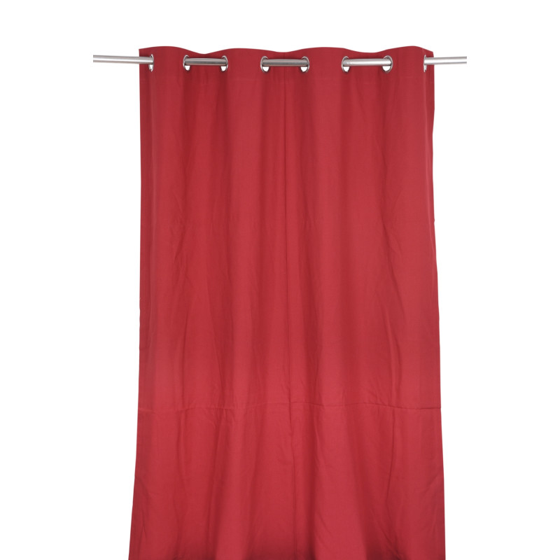 Rideau rouge Jaya 140 x 240 cm INVENTIV