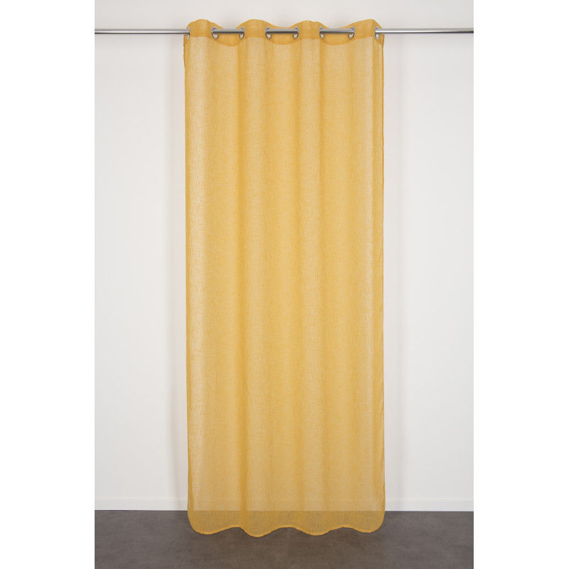 Voilage jaune Nelia 140 x 240 cm INVENTIV