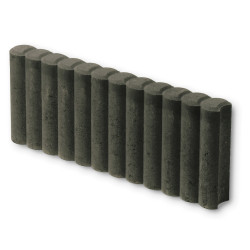 Palette 136 Bordures rondes noires 50 x 20 x 6 cm (livraison à domicile)