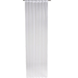 Voilage blanc brillant Jaya 140 x 240 cm INVENTIV