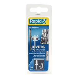 Set de rivets RAPID Ø 4,8 x 14 mm – 50 pièces | RAPID