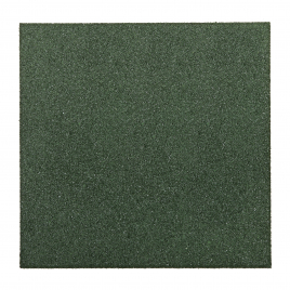 Dalle en caoutchouc vert 50 x 50 x 2,5 cm