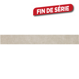 Plinthe beige Cementino 60 x 7,2 cm 10 pièces