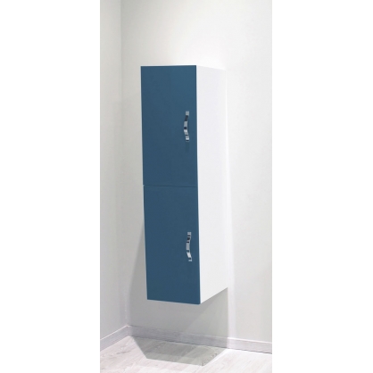 Porte pour colonne de salle de bain Mixy bleu 2 pièces
