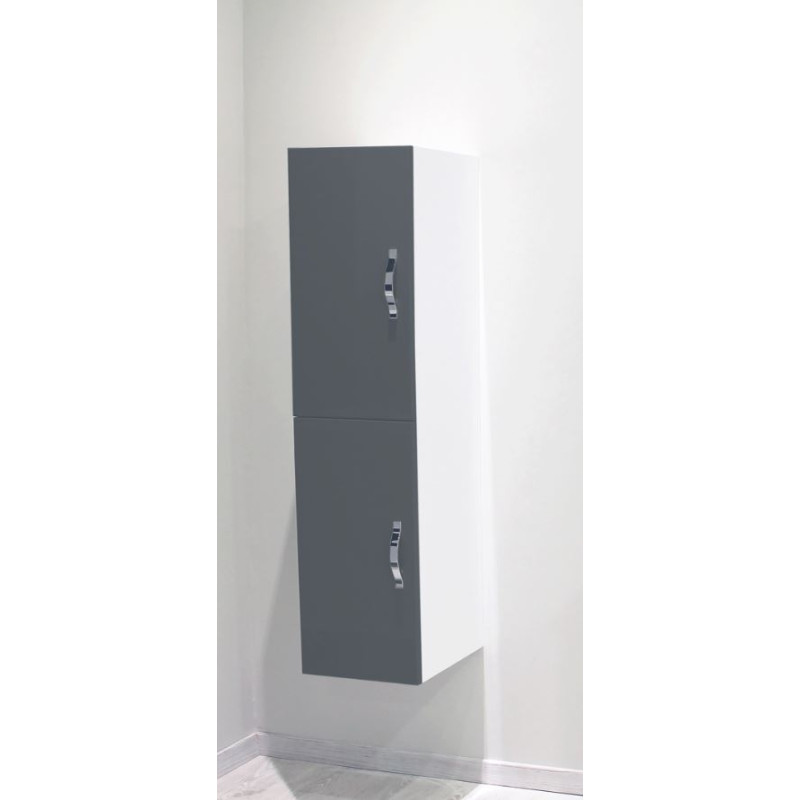 Porte pour colonne de salle de bain Mixy gris 2 pièces