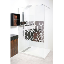 Paroi de douche Alea 90x200 cm - Porte & Paroi de Douche | AYOR BATHROOM