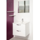 Caisson de meuble de salle de bain Mixy 2 tiroirs blanc 60 cm