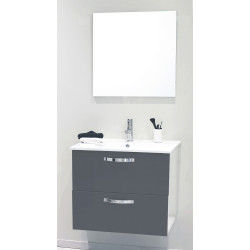 Façade Meuble Mixy Gris 80cm – Ambiance Moderne | AYOR BATHROOM