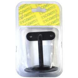 Support Main Courante SOGEM Noir – Fixation Robuste | SOGEM