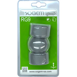 Jonction articulée pour mains courantes Rondo grises SOGEM