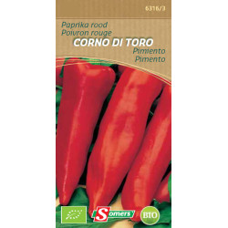 Semences Poivron Corno Di Toro Bio – Cultivez Facile | SOMERS