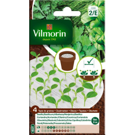 Semences de plantes aromatiques 4 variétés VILMORIN