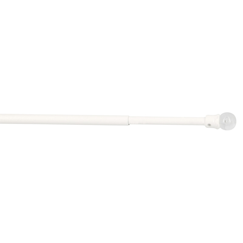 Tringle de vitrage extensible blanche mate 40 à 65 cm MOBOIS