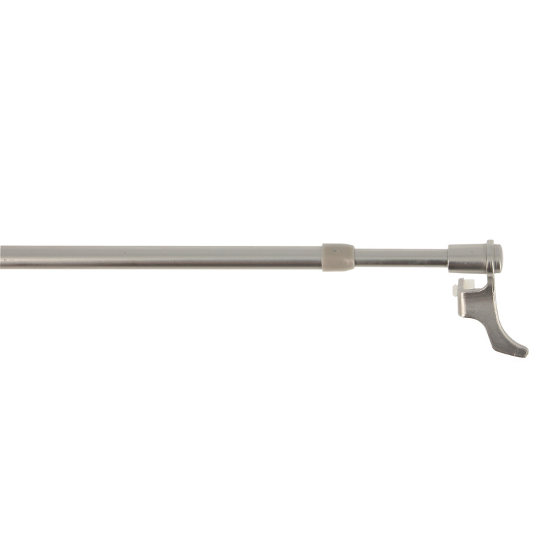 Tringle de vitrage Neorido extensible Ø 9 mm nickel mat avec embout rivet 25 à 40 cm MOBOIS