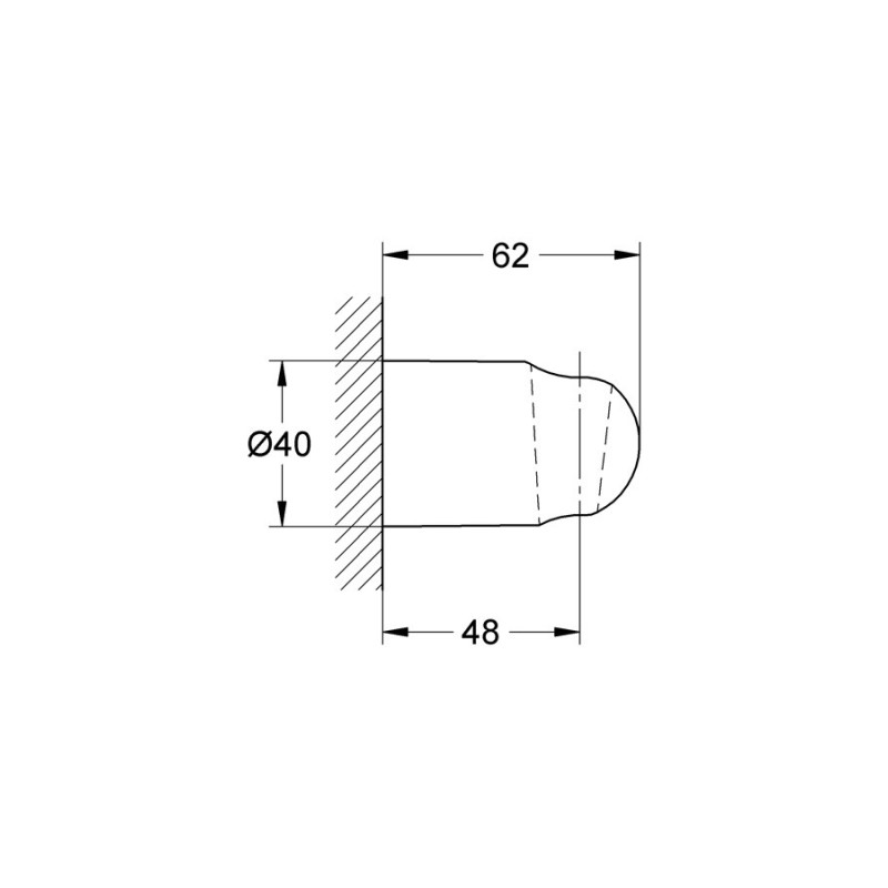 Support mural Vitalio universel GROHE – Installation facile | GROHE