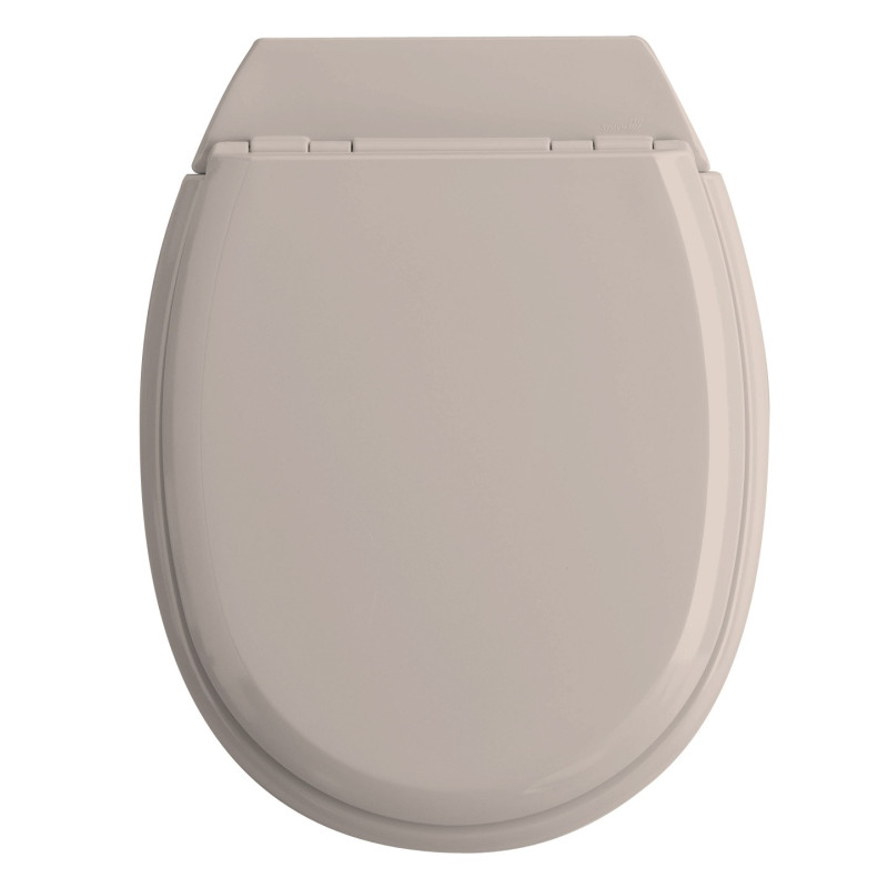 Abattant de toilette Atlas 2 en bois compressé taupe clair ALLIBERT