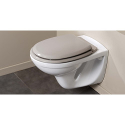 Abattant WC Atlas 2 Allibert – Bois compressé taupe | ALLIBERT