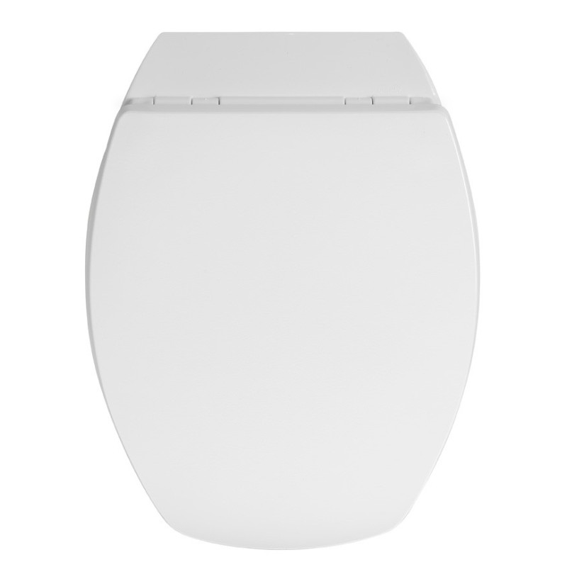 Abattant de toilette Baccara 2 en bois compressé blanc ALLIBERT