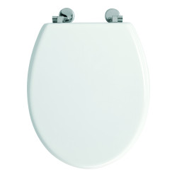 Abattant de toilette Bolivia en bois compressé blanc ALLIBERT