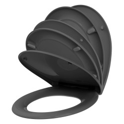 Abattant WC Fally Gris Thermodur – Confort & Style | ALLIBERT