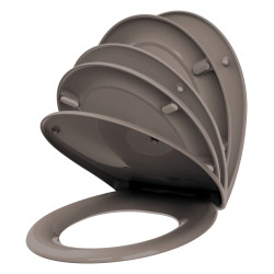 Abattant WC Fally Thermodur Taupe – Confort & Style | ALLIBERT
