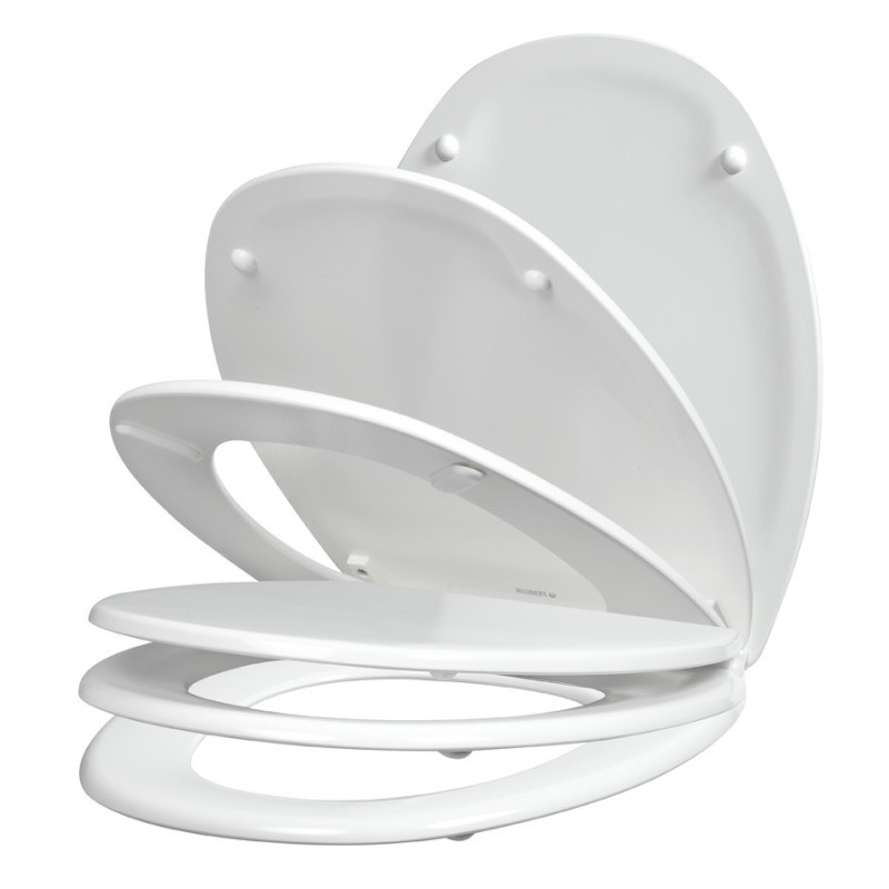 Abattant WC Serenity 2 Blanc – Bois Compressé | ALLIBERT