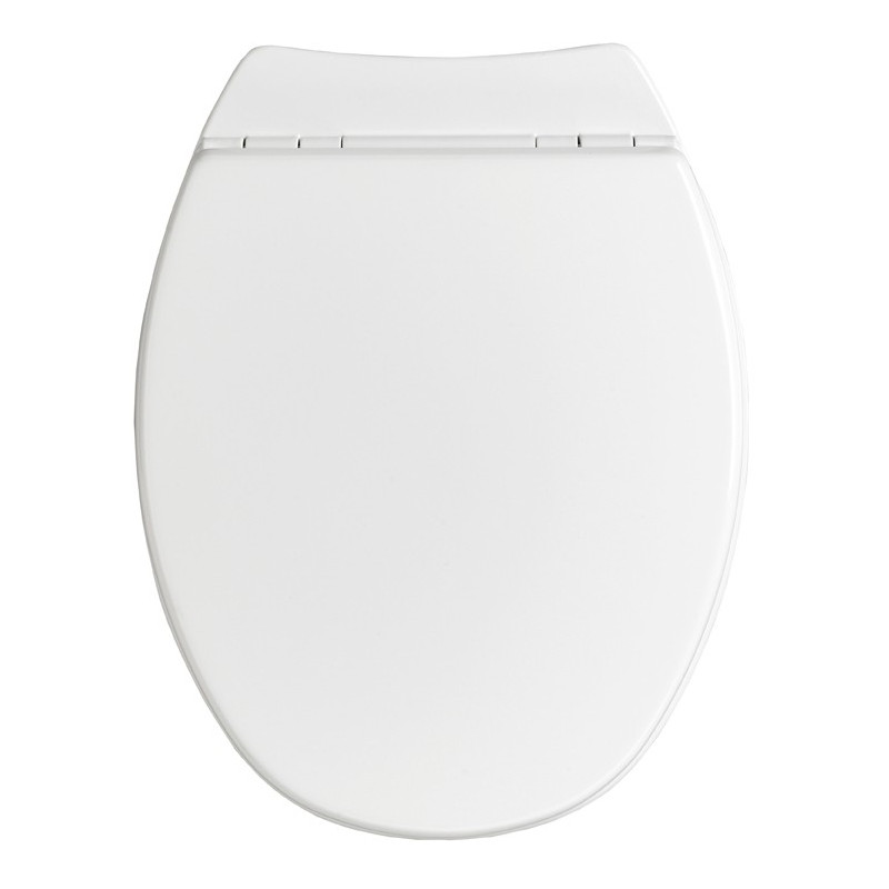 Abattant de toilette Serinity 2 en bois compressé blanc ALLIBERT