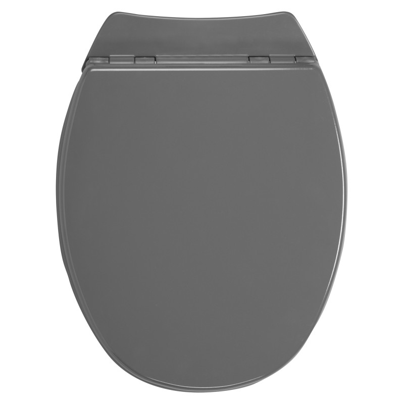 Abattant de toilette Serinity 2 en bois compressé gris anthracite ALLIBERT