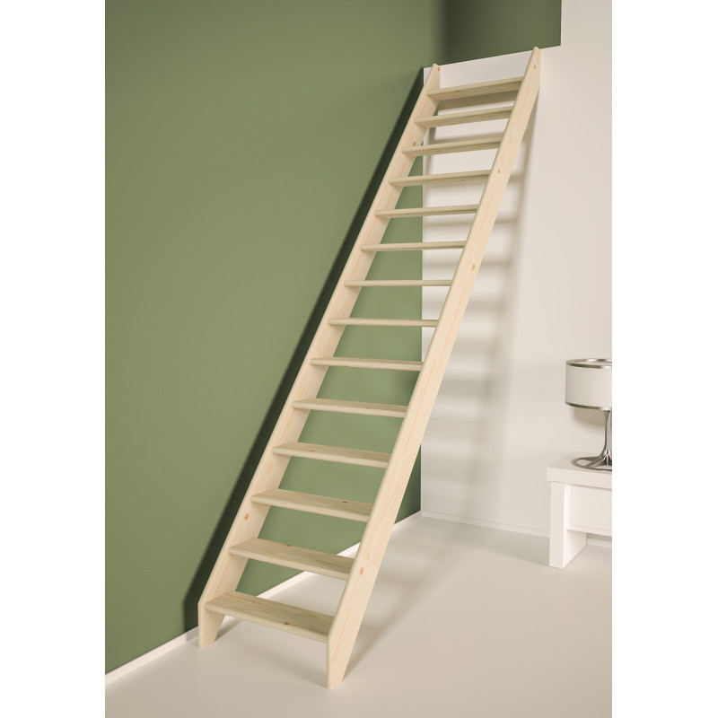 Escalier de meunier en bois Cottage Medium 300 x 70 cm SOGEM