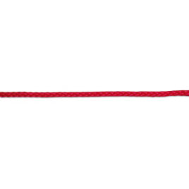 Corde tressée rouge en polypropylène Ø 4 mm au mètre CHAPUIS